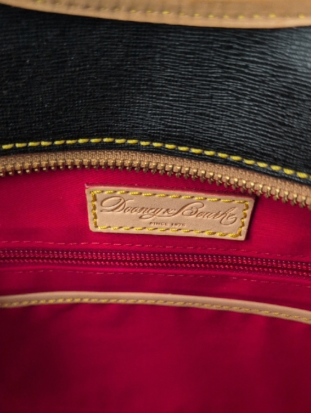 Dooney & Bourke Maddie Leather Tote Satchel - Picture 9 of 13